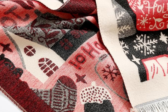 Jeelow Womens Pashmina Shawl Wrap Scarf - Elegant Dressy Evening Poncho Cape for Formal and Wedding Outfits