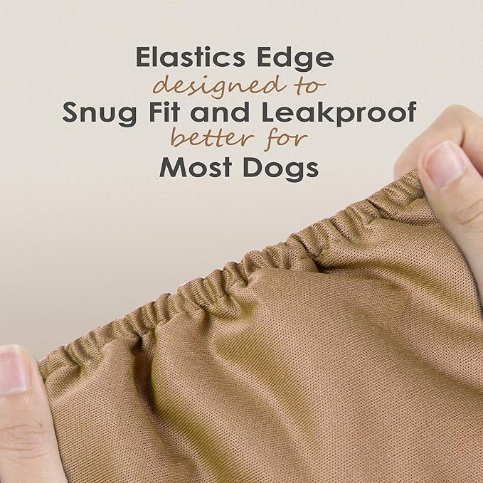 wegreeco Washable Male Dog Belly Band (Stylish Pattern)- Pack of 3 - Male Dog Belly Wrap, Dog Diapers Male (Blue Gray Coffee, Small)