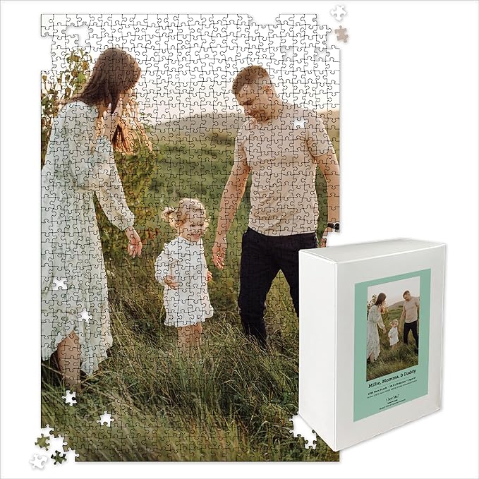 Photo Puzzle, Pet, Wedding, Family Reunion Puzzle | 1000 Piece, Custom Jigsaw Puzzle for Adults (Vertical/Portrait) | 20" x 30" | I See Me!