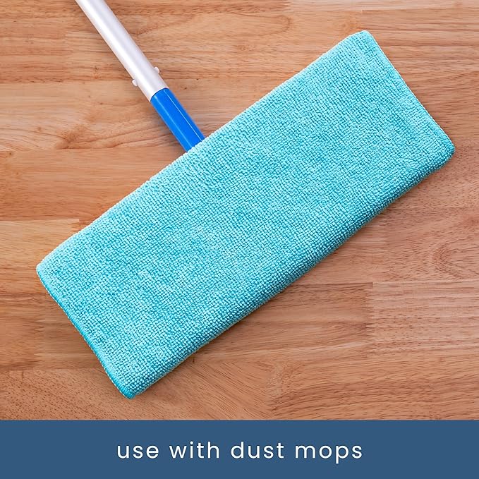 S&T INC. 12 Pack Microfiber Cleaning Cloth, Bulk Towels for Home, Reusable Microfiber Towels for Cars, Cleaning Rags, Assorted, 11.5 Inches x 11.5 Inches, 12 Count