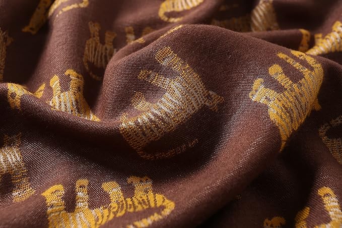 Jeelow Womens Pashmina Shawl Wrap Scarf - Elegant Dressy Evening Poncho Cape for Formal and Wedding Outfits