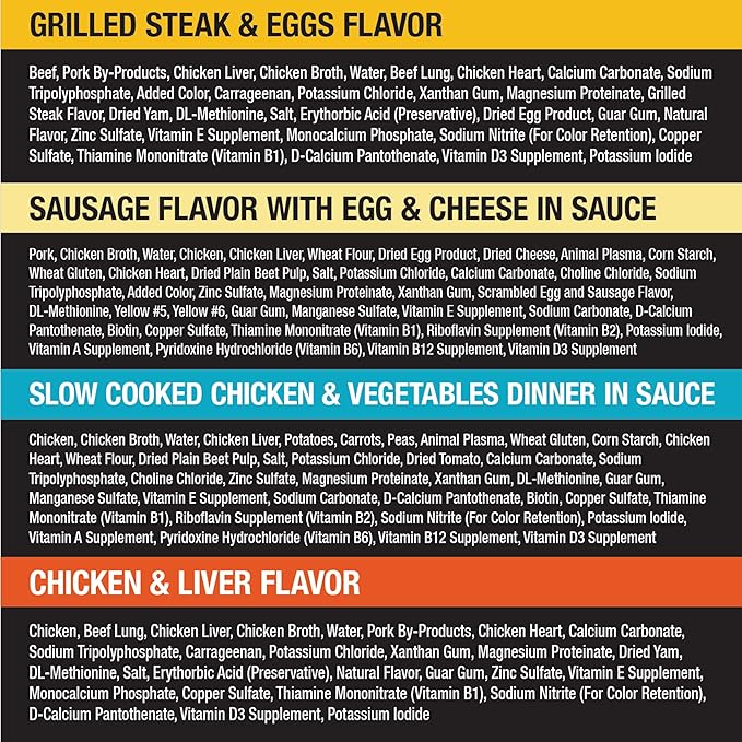 Cesar Wet Dog Food Home Delights & Classic Loaf in Sauce Breakfast & Dinner Variety Pack (24) 3.5 oz. Trays