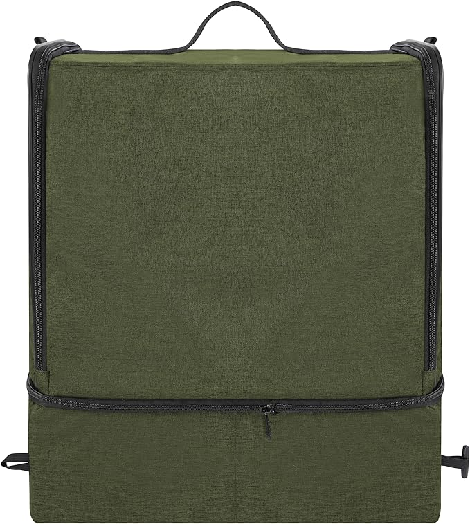 apollo walker Portable Cat Travel Litter Box with Zipped Waterproof Bag,No Collapse with Hard Base Insert at Bottom, No Leakage, No Smell, Easy to Carry, Easy to Use in Hotels