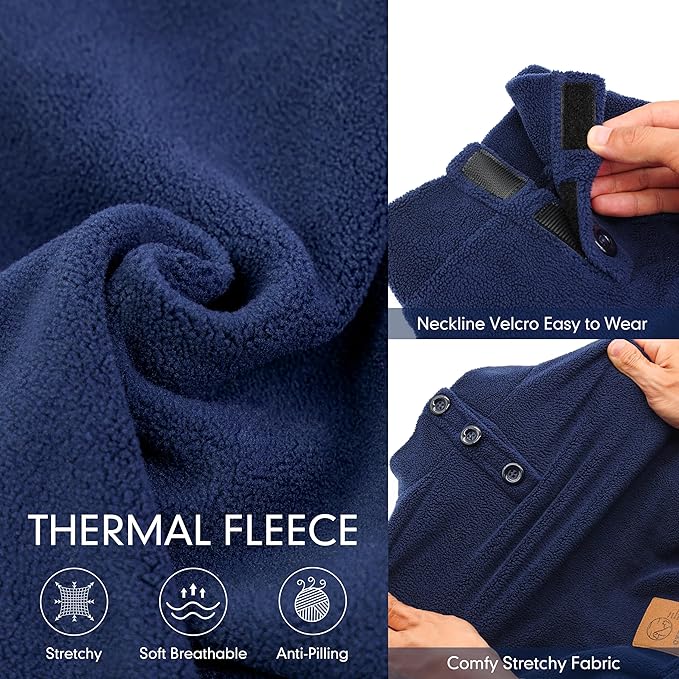 cyeollo Dog Pajamas Fleece Dog Pjs Jumpsuit Thermal Doggie Onesie Stretchy Doggie Pet Jammies Outfits for Dogs Cats Apparel, Navy XS