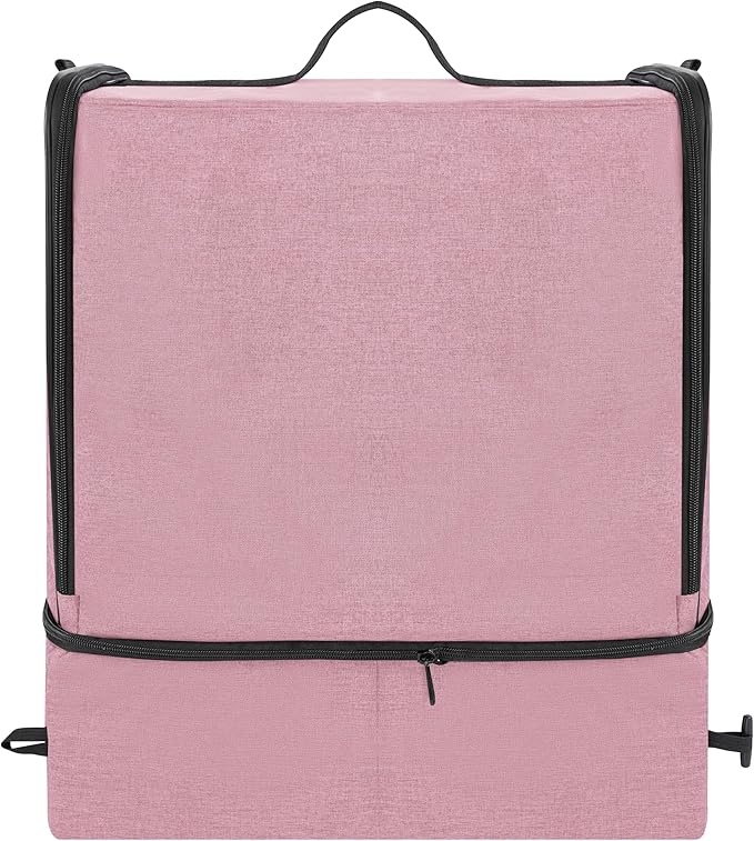 apollo walker Portable Cat Travel Litter Box with Zipped Waterproof Bag,No Collapse with Hard Base Insert at Bottom, No Leakage, No Smell, Easy to Carry, Easy to Use in Hotels