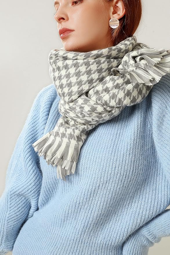 Jeelow Womens Pashmina Shawl Wrap Scarf - Elegant Dressy Evening Poncho Cape for Formal and Wedding Outfits