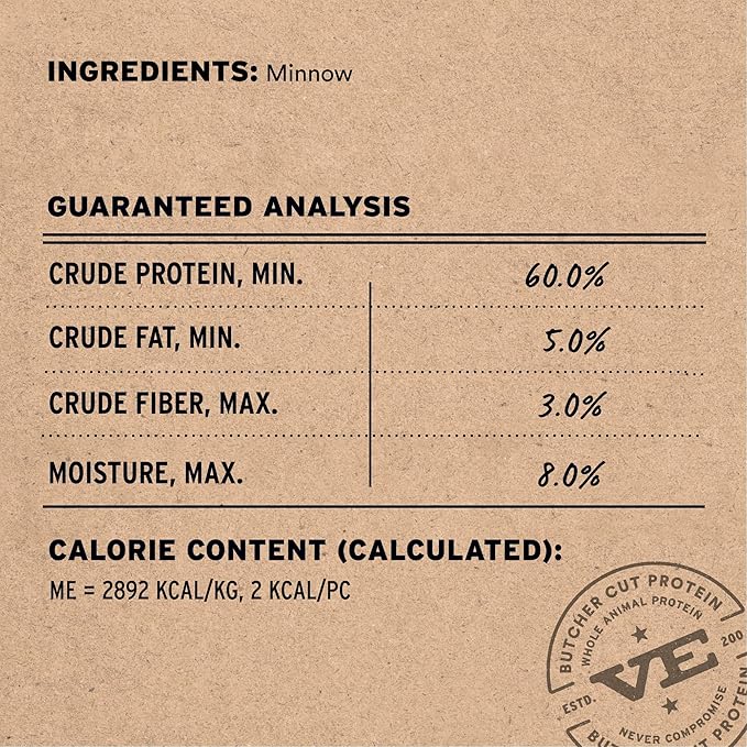 Vital Essentials Chicken Breast Cat Treats, 2.1 oz | Freeze-Dried Raw | Single Ingredient | Grain Free, Gluten Free, Filler Free