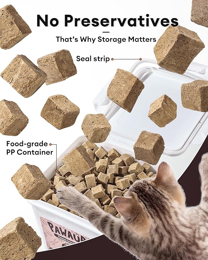 Freeze-Dried Beef Liver Treats for Dogs & Cats, (1.1lb) Value Tub, Single Ingredient, High-Protein, Grain-Free Natural Treat, Perfect for Training Rewards or Meal Topper