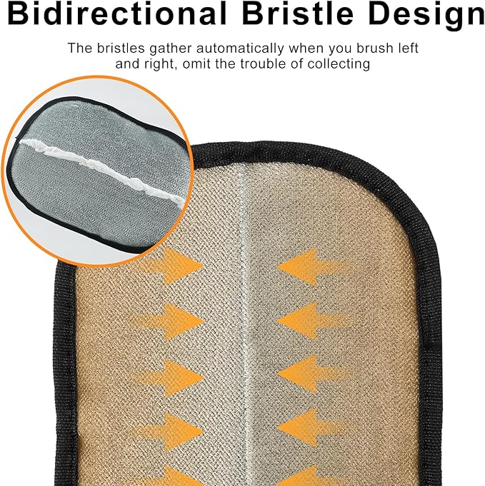 2 Pack Electrostatic Pet Hair Removal Gloves, 2025 New Upgrade Magic Brush Pet Hair Remover Tool, Washable Reusable Cats and Dogs Grooming Gloves for Laundry, Couch, Car Seat, Furniture