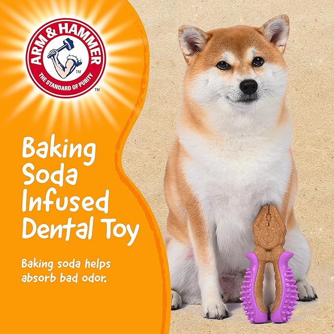 Arm & Hammer for Pets Chew Tools Collection: Wood Blend Pliers Chew Toy for Dogs | Compressed Wood Dog Chew Toys with Baking Soda, Safer & Durable Alternative to Chewing Sticks