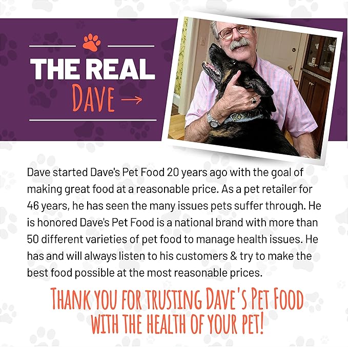 Dave's Pet Food Grain Free Wet Cat Food (Shredded Chicken & Duck in Gravy), Naturally Healthy Canned, Added Vitamins & Minerals, Wheat, Gluten, & GMO-Free, 2.8 oz (24 Pack)