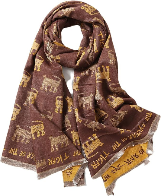 Jeelow Womens Pashmina Shawl Wrap Scarf - Elegant Dressy Evening Poncho Cape for Formal and Wedding Outfits