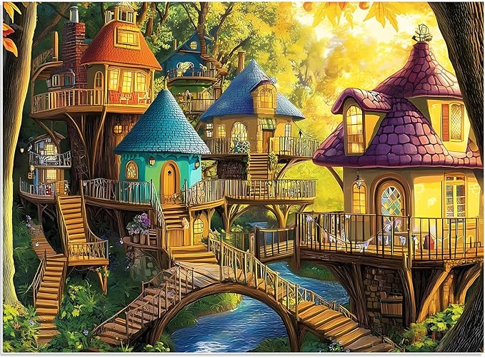 500 Piece Puzzles for Adult, Colorful Nature Jigsaw Puzzle 500 Pieces, Impossible Challenging Adult Puzzles for Happy Family Time, Party Game Great Gift for Puzzle Lovers Finished Size 20.5 * 15 in