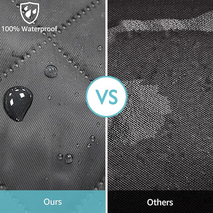 Dog Car Seat Cover for Back Seat | Mesh Window & Safety Belt | 100% Waterproof Dog Hammock for Safe Travel with Side Door Protectors | Non-Slip, Scratchproof Pet Rear Seat Cover for Car, SUV,Truck