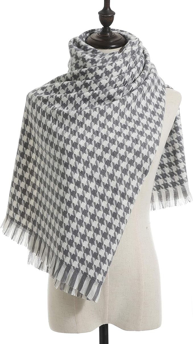 Jeelow Womens Pashmina Shawl Wrap Scarf - Elegant Dressy Evening Poncho Cape for Formal and Wedding Outfits