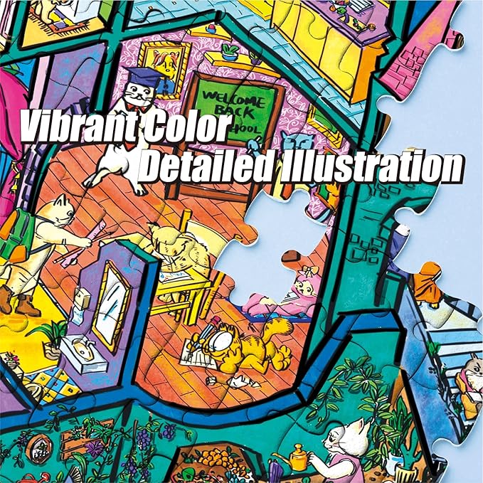 Antelope - 1000 Piece Puzzle for Adults, Cat Castle Jigsaw Puzzles 1000 Pieces, High Resolution, Matte Finish, Smooth Edging, No Dust Creative Artistic Puzzle