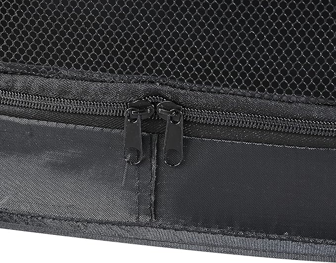 Beatrice Home Fashions Portable, Collapsible, Pop Up Kennel Travel Cat and Dog Crate, 36" L x 22" W x 22" H, Black