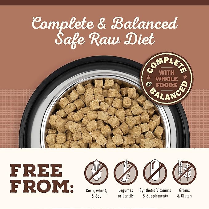 Primal Freeze Dried Dog Food, Pronto Mini Nuggets, Pork; Scoop & Serve, Complete & Balanced Meal; Also Use As Topper or Treat; Premium, Healthy, Grain Free, High Protein Raw Dog Food (25 oz, 2-Pack)