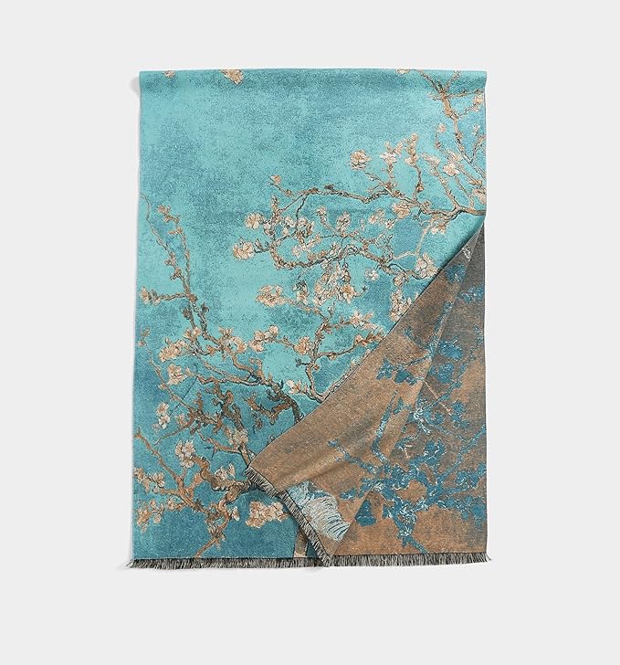 Jeelow Womens Pashmina Shawl Wrap Scarf - Elegant Dressy Evening Poncho Cape for Formal and Wedding Outfits