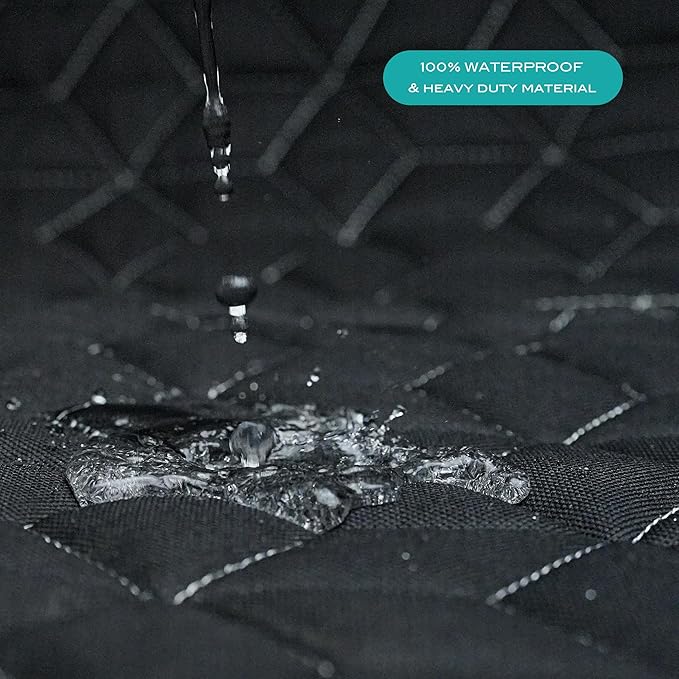 Dog Car Seat Cover for Back Seat, Waterproof RAV4 Backseat Cover for Dogs in Car Heavy Duty Nonslip Back Seat Cover Protector for Rav4/Honda CR-V/Subaru CrossTrek/Mazda CX5/Hyundai Tuscon