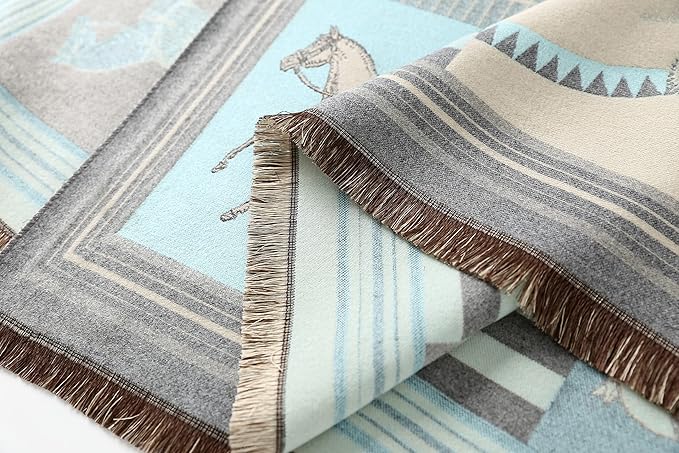 Jeelow Womens Pashmina Shawl Wrap Scarf - Elegant Dressy Evening Poncho Cape for Formal and Wedding Outfits