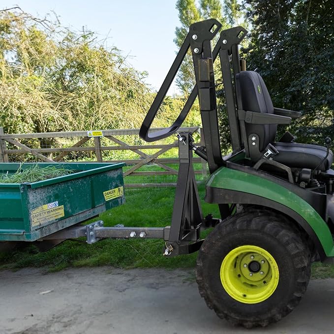 YITAMOTOR 3 Point Trailer Hitch with 2" Receiver for Category 1, 3 Pt Tractor Quick Hitch Drawbar Adapter for Kubota, John Deere, BX, LM25H, WLM Tractor, NorTrac, Yanmar, Kioti, Cat