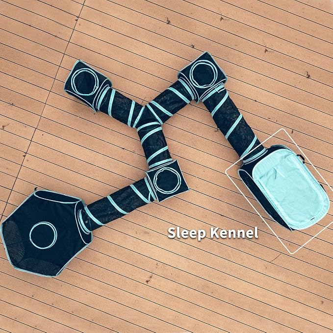 INTURN Cat Furniture Tent for Indoor and Outdoor Playpen Portable Cat Tunnels, Outdoor Kennel (Sleep Kennel)