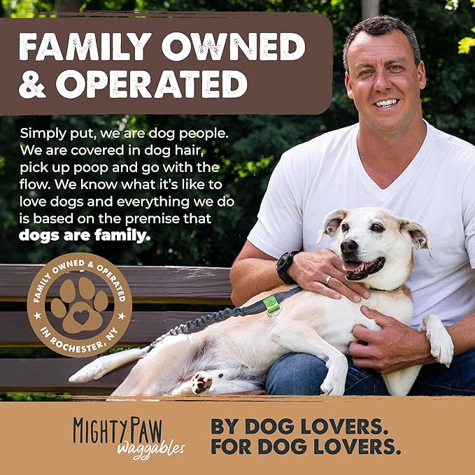 Mighty Paw Naturals Bully Sticks for Dogs - Grass Fed Beef Dog Chews. Pets Stick for Large Dogs, Medium and Small Breeds. Lower Odor Bully Treats for Small Pets. Single Ingredient (6" - 25 Pack)