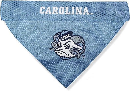 Pets First NCAA Reversible Bandana. North Carolina Tar Heels Sports Fan Pet Bandana Large/X-Large, Home & Away!