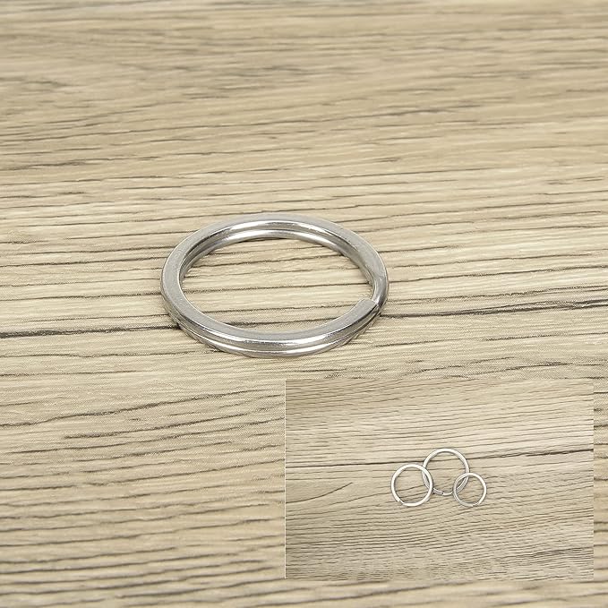 Pet ID Tags, Pet Tag Quick Clips, Dog Tags and Cat Tags Collar Rings, Tag Clips for Collar, ID Tag Holder, Silver, 3 Pack