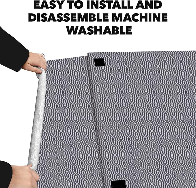 PetPrime Dog Crate Cover Breathable Polyester Indoor Durable Double Door Pet Kennel Cover Fit for 24-48 inches Wire Dog Crate Dog-Cover Only 30inch(30"x18"x21")