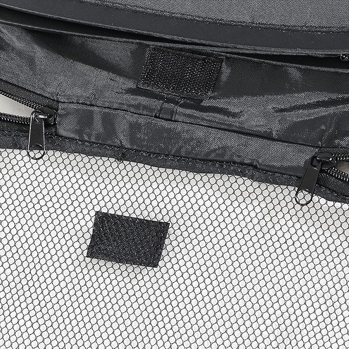 Beatrice Home Fashions Portable, Collapsible, Pop Up Kennel Travel Cat and Dog Crate, 32.5" L x 19.5" W x 19.5" H, Black