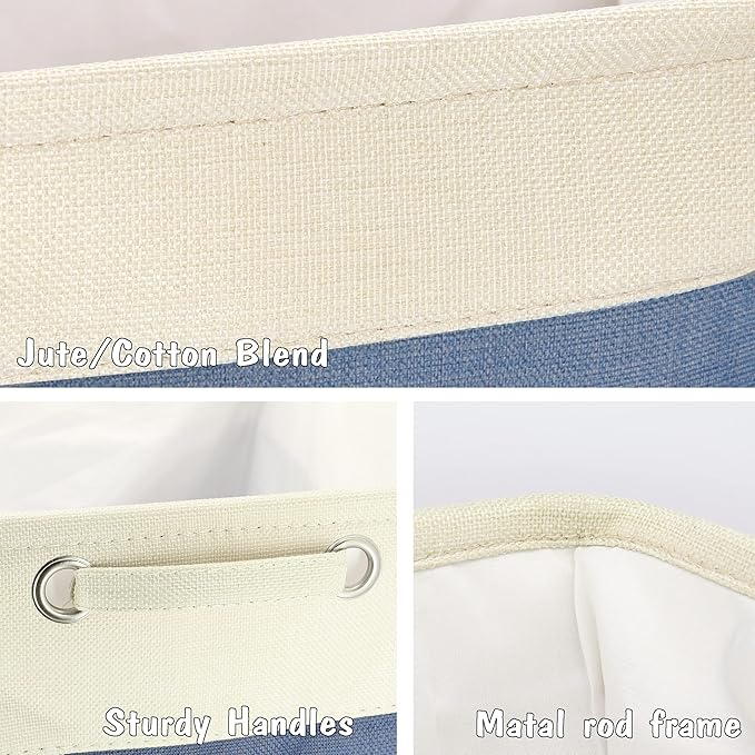 PET ARTIST Collapsible Dog Toy Storage Basket Bin with Personalized Pet's Name - Rectangular Storage Box Chest Organizer for Toys, Clothing, Apparel & Accessories