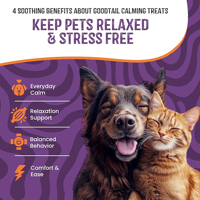 Dog Calming Chews for Dogs Natural Stress & Separation Puppy Support Sleep aid for Dogs – Valerian Root Relief – Pet Cat Calming Treats for Cats Dog car Accessories, Fireworks Travel Thunder