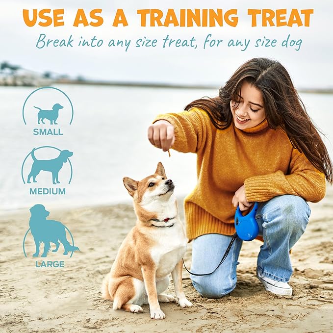 Chicken Sticks for Dogs - Dehydrated Chicken Jerky Treats. Single Ingredient Made and Sourced in America - High Protein, Low Fat - Crunchy Treat Sticks - 6.2oz (Pack of 2)