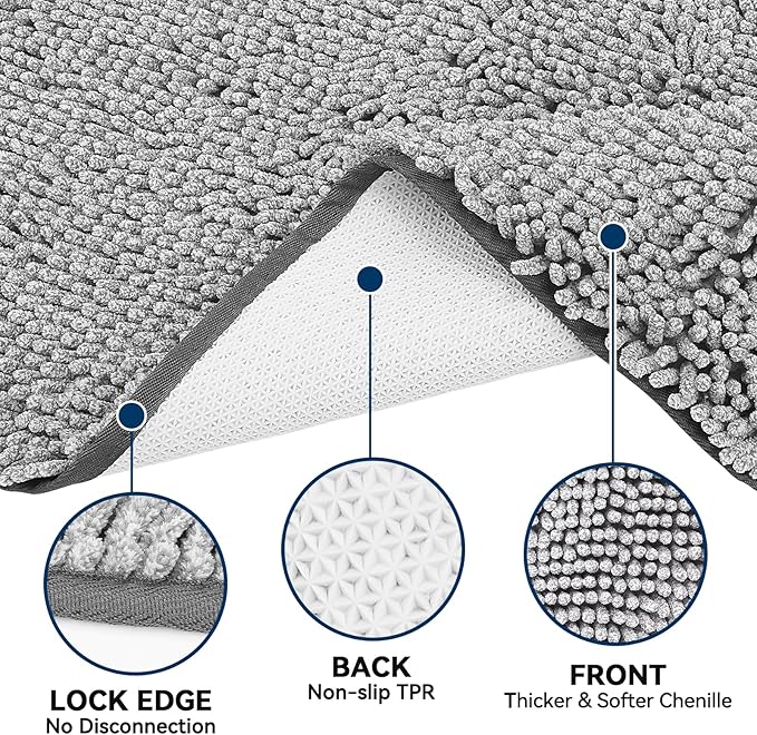 Super Absorbent Dog Door Mat, 48"*30“ Anti Slip Mat for Muddy Paws, Pet Rugs for Dirty Paws Washable That Absorbs Moisture and Dirt, for Dog Cage and Pet Resting Carpet