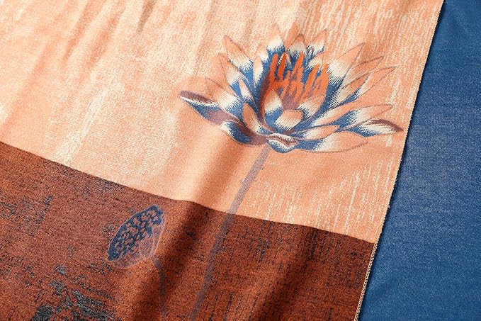 Jeelow Womens Pashmina Shawl Wrap Scarf - Elegant Dressy Evening Poncho Cape for Formal and Wedding Outfits